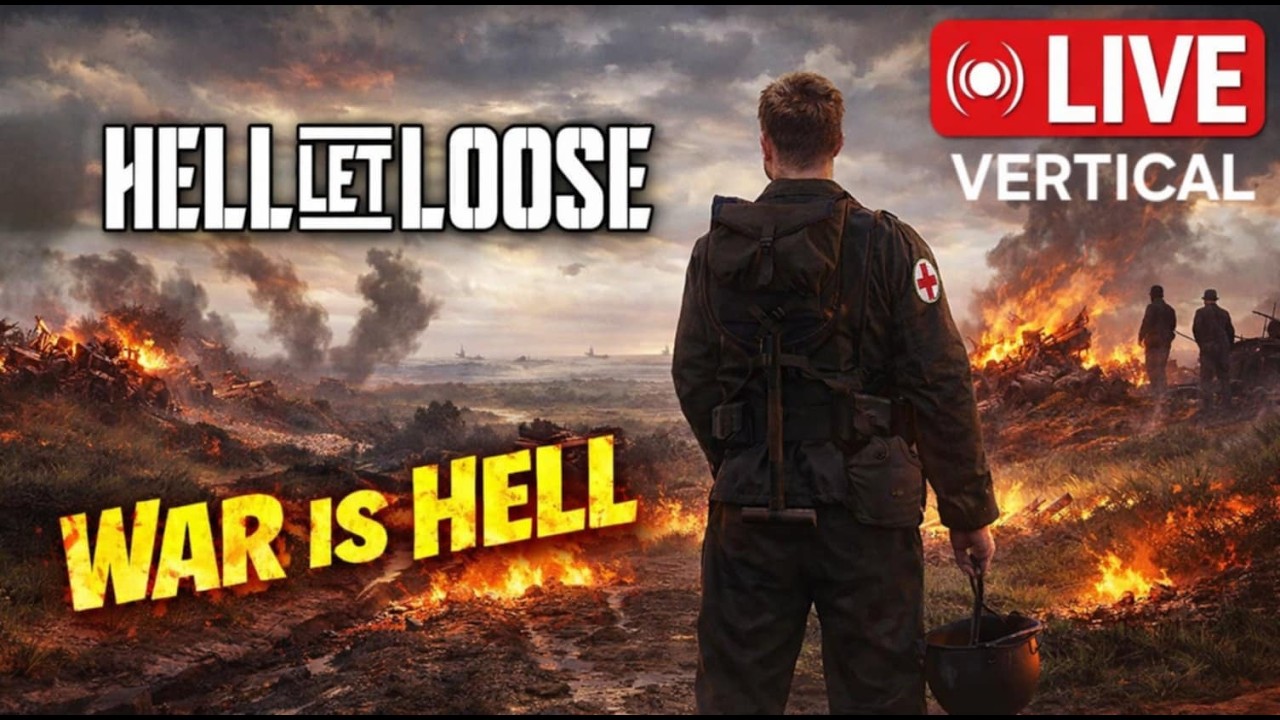 🔴 War Is Hell | Hell Let Loose LIVE 🎖️💥VERTICAL