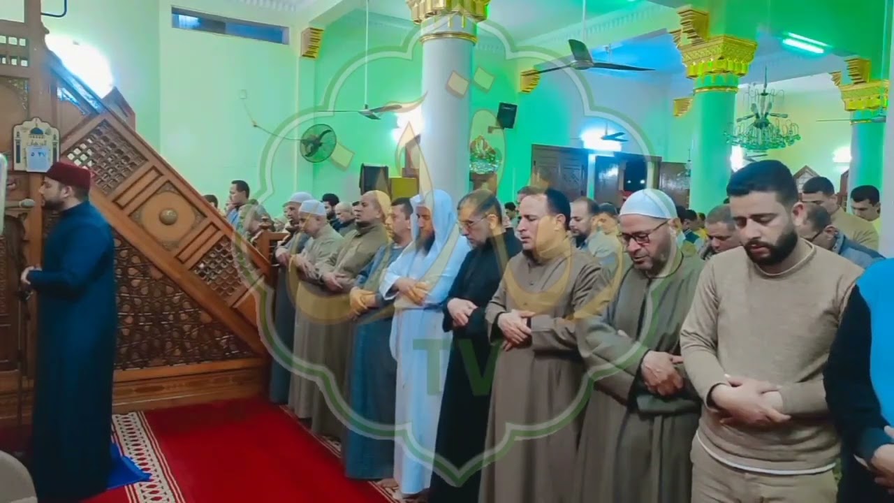 من شعائر صلاه التراويح من مسجد الحاج احمد عتمان بالمعتمديه القارئ علاء الدين حمزه حنطوربالصوت العذب