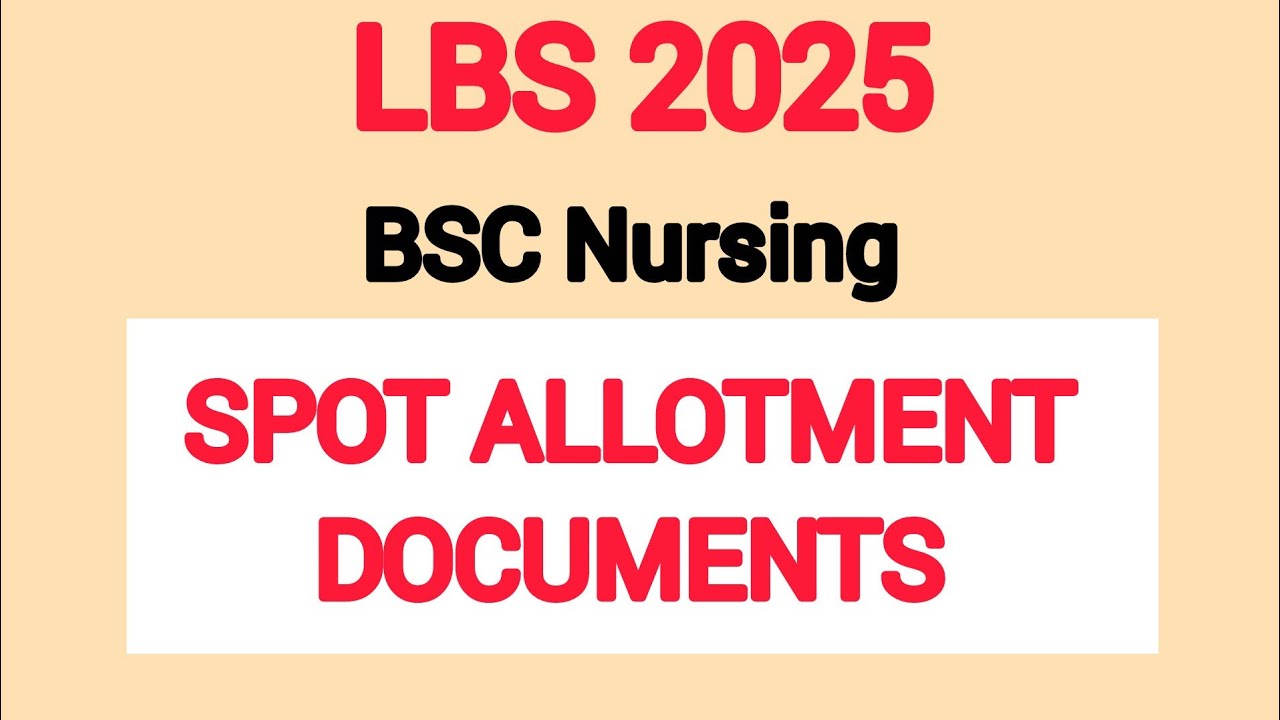 Spot Allotment documents /12th Spot General, SC, ST, OBC, EWS, OEC, Fishermen Spot Allotment is