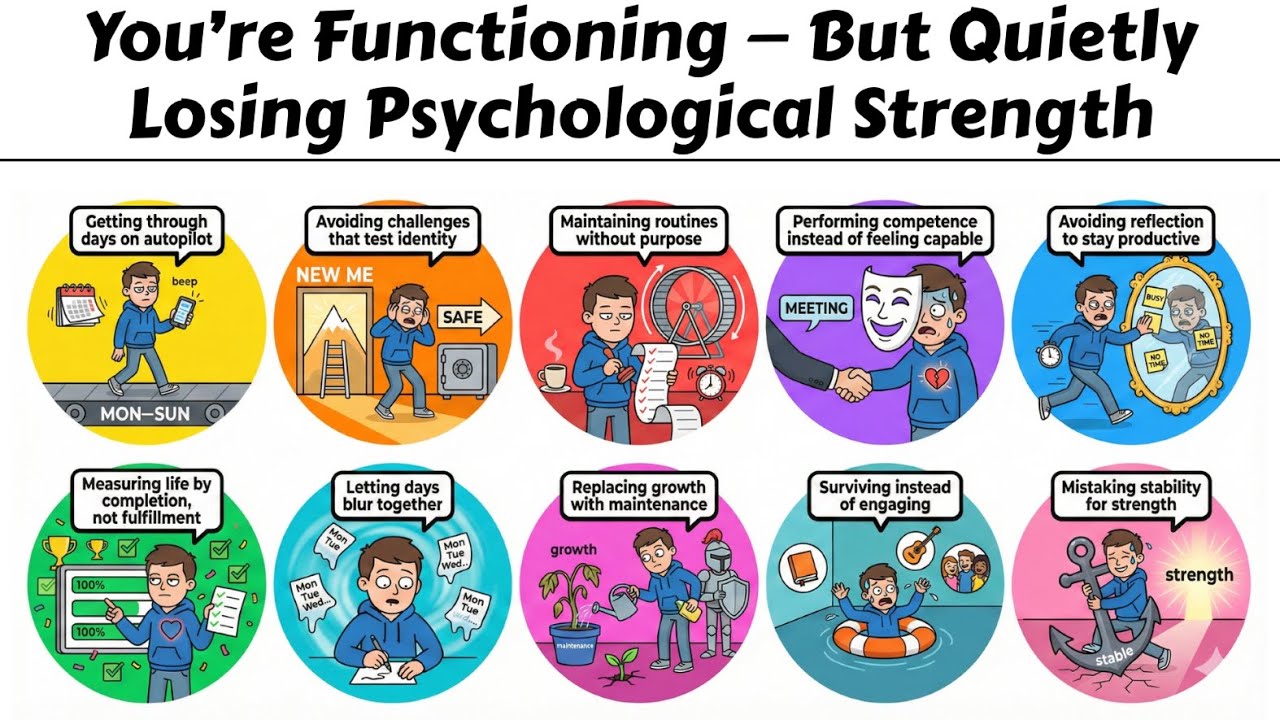 You're Functioning — But Quietly Losing Psychological Strength
