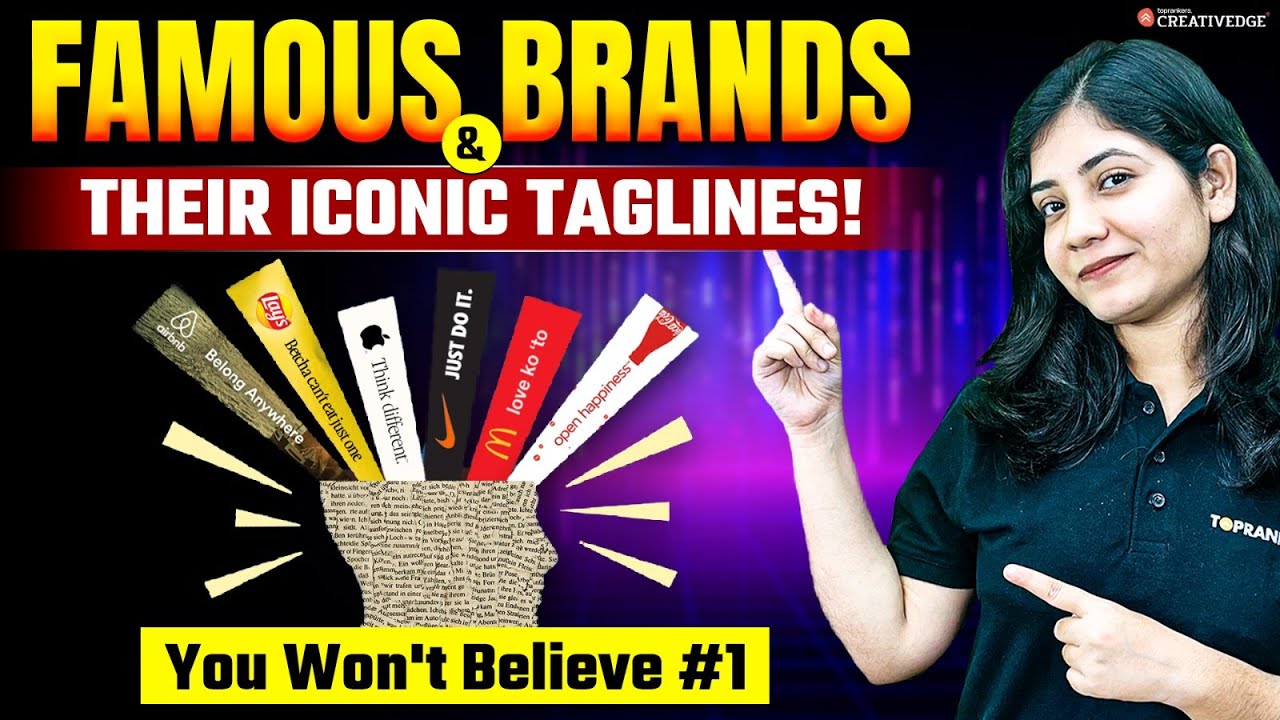 Famous Brands and Their Taglines Explained ✍🏻| Must-Know Brand Taglines for Design Exam Aspirants ⚠️