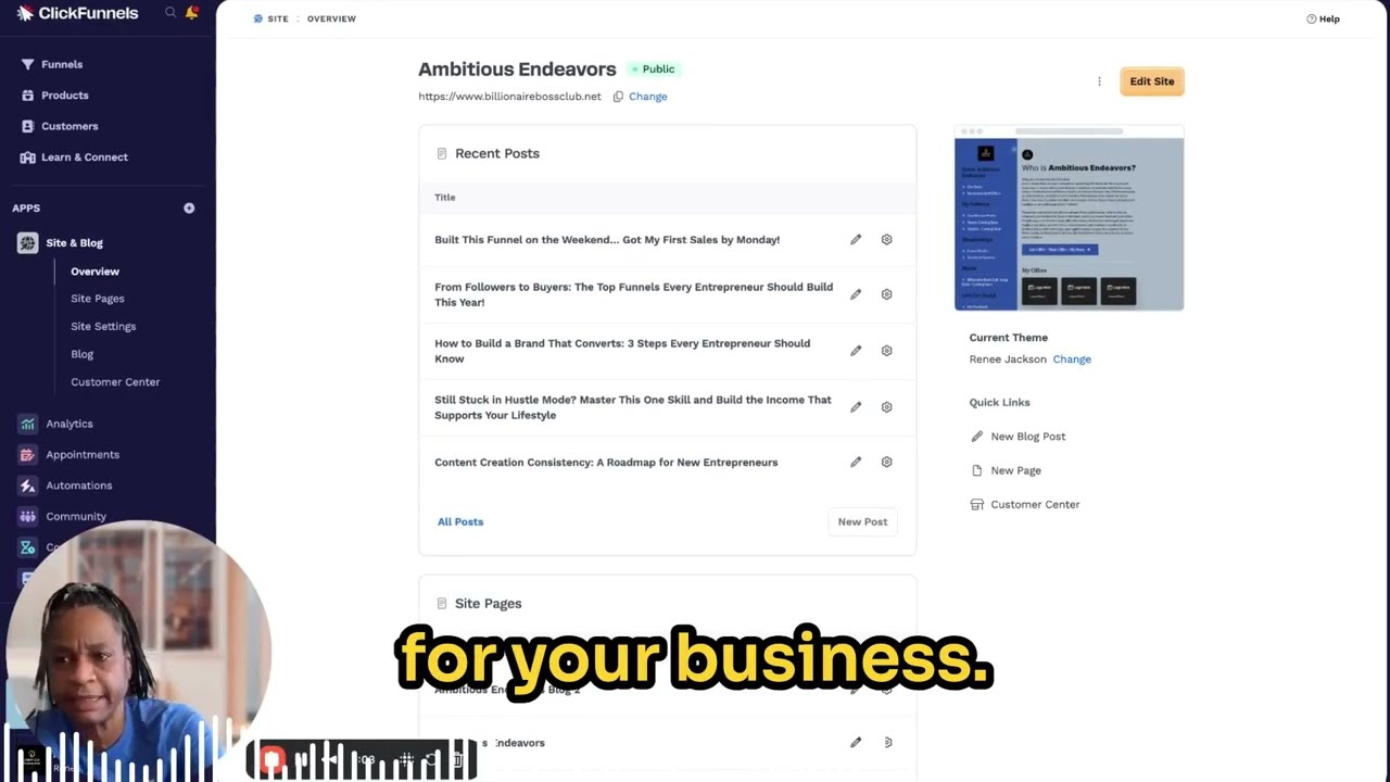 Boost Your Blogging with ClickFunnels!