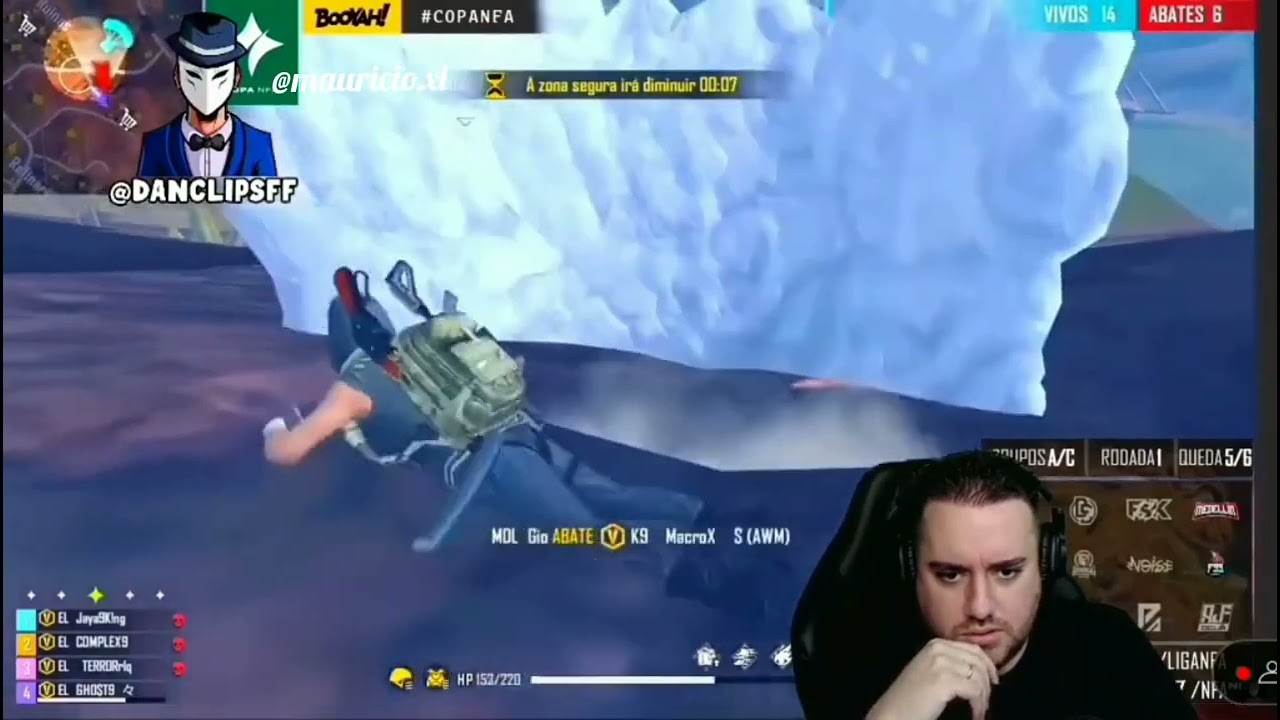 a rea&ccedil;&atilde;o do samucao reagido o ghost na copa nfa e a melhor
