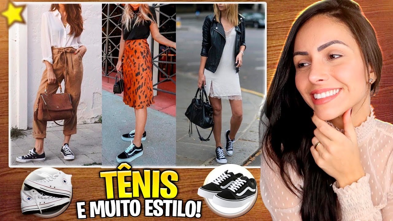 COMO MONTAR LOOKS ESTILOSOS COM TÊNIS. 😍 | *40 looks*