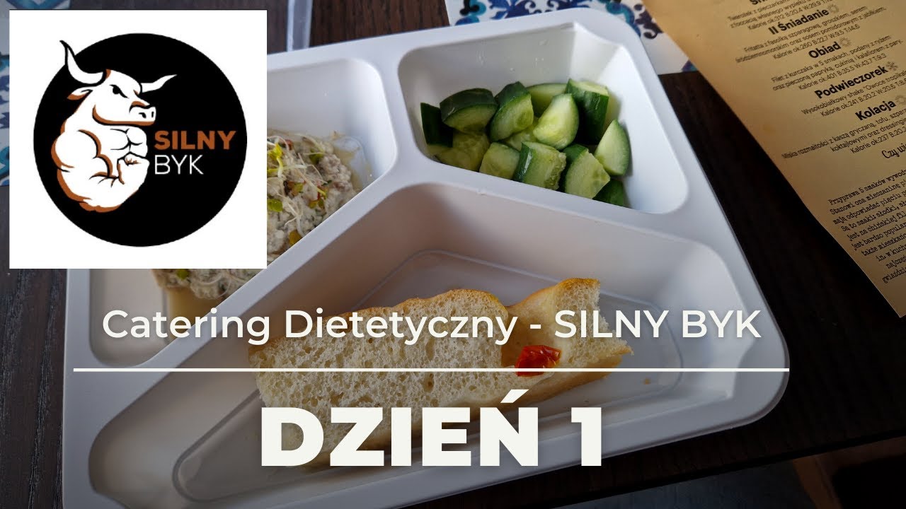 CATERING DIETETYCZNY SILNY BYK 1500 kcal - dzień 1/10  ! Moja opinia, czy warto ? TEST