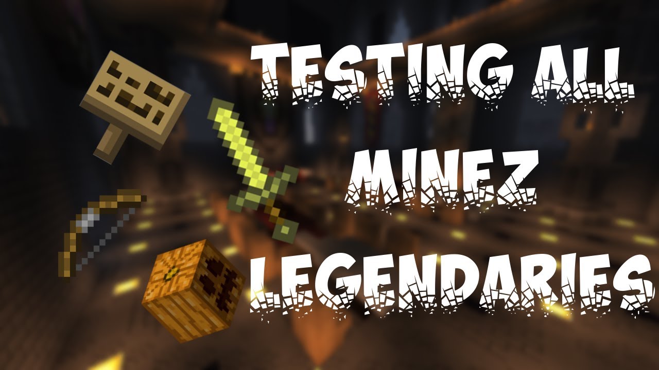 Testing ALL MineZ Legendaries