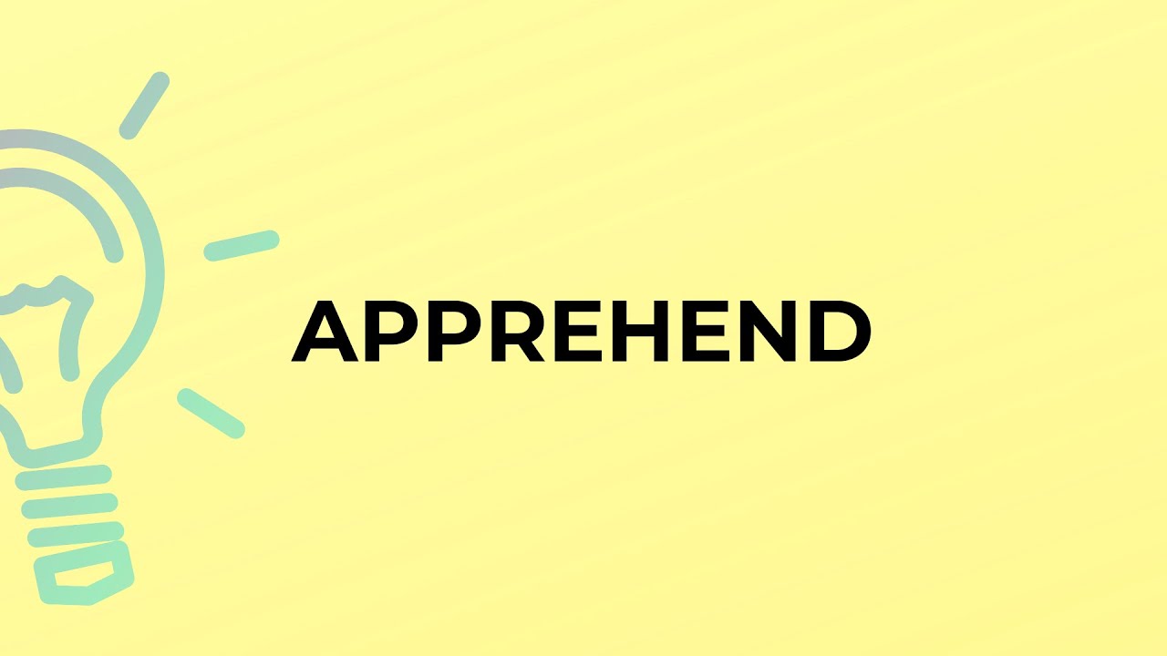 What is the meaning of the word APPREHEND?