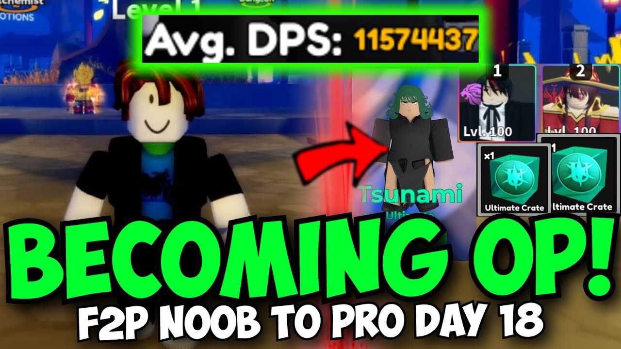 (DAY 18) Becoming OP With  MAX LEVEL 100 UNITS & Free Ultimate Crates! Noob to Pro F2P UTD