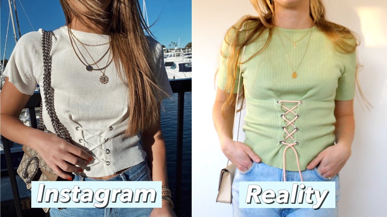 EASY Laced Top DIY! Thrifted & Upcycled