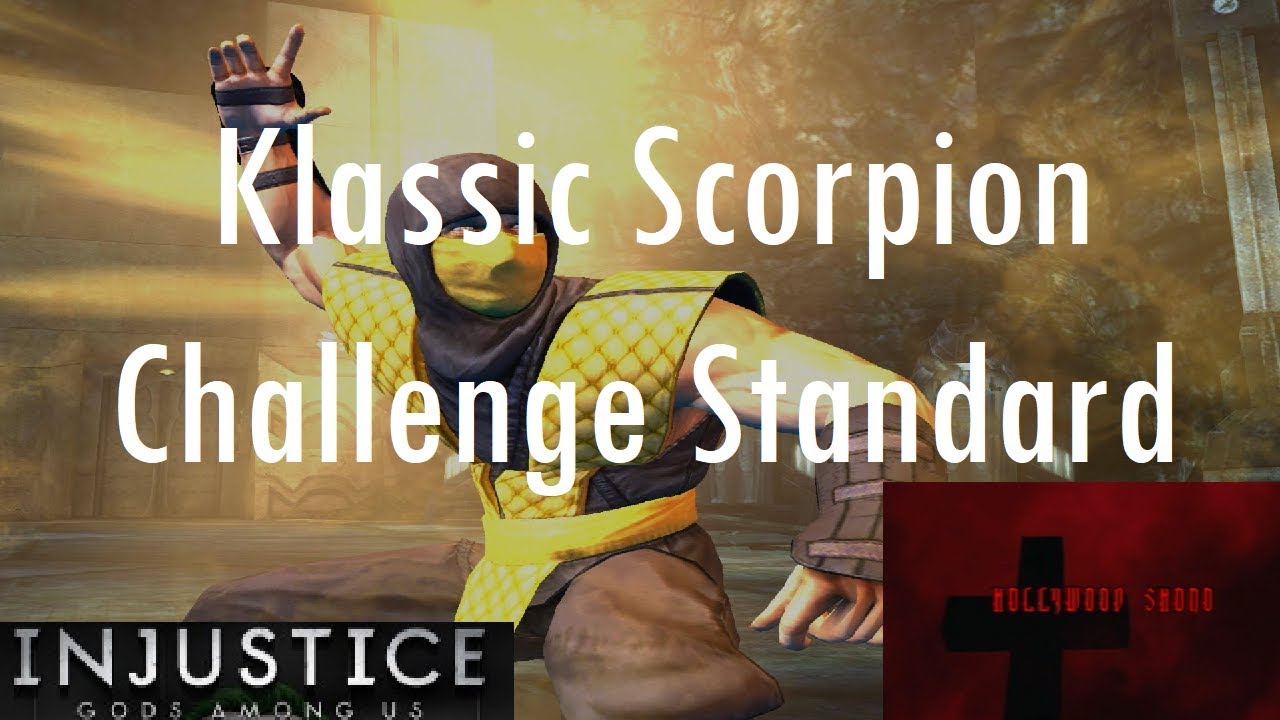 Injustice Gods Among Us iOS   Klassic Scorpion Challenge Standard