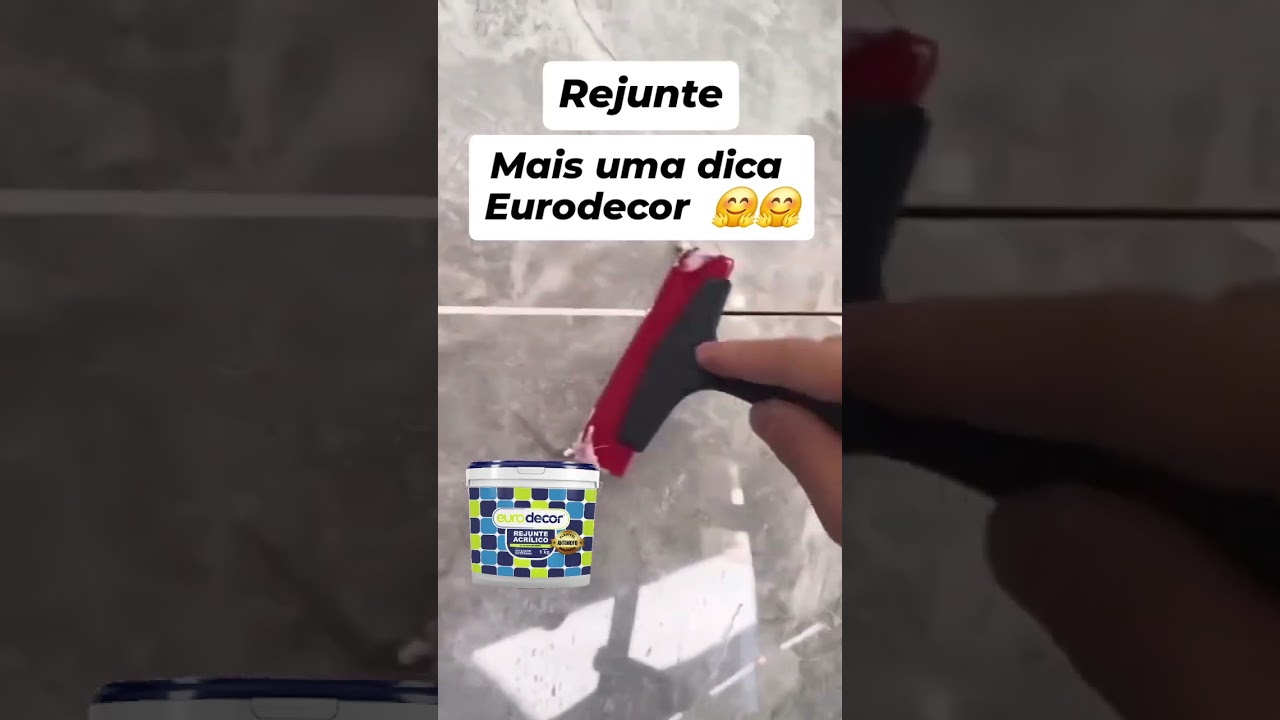 J&aacute; salva essa dica 🔥 como usar rejunte ✈️ Rejunte Acr&iacute;lico Eurodecor,  v&aacute;rias cores