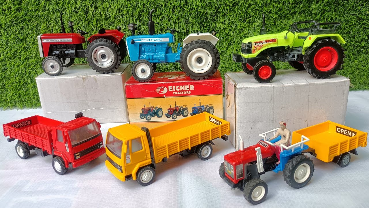 Mini tractor unboxing video - Ford 3600 | Eicher 480 | Massey 9500 | #toys | #tractor | Tractor 143
