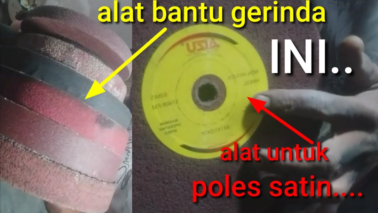 kegunaan bantalan spon dan non woven wheel.buat poles satin ataw buat ngasah