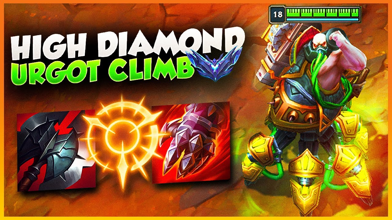 Climbing through High Diamond with Urgot! | Nine different Matchups | S15 Ranked Urgot Gameplay