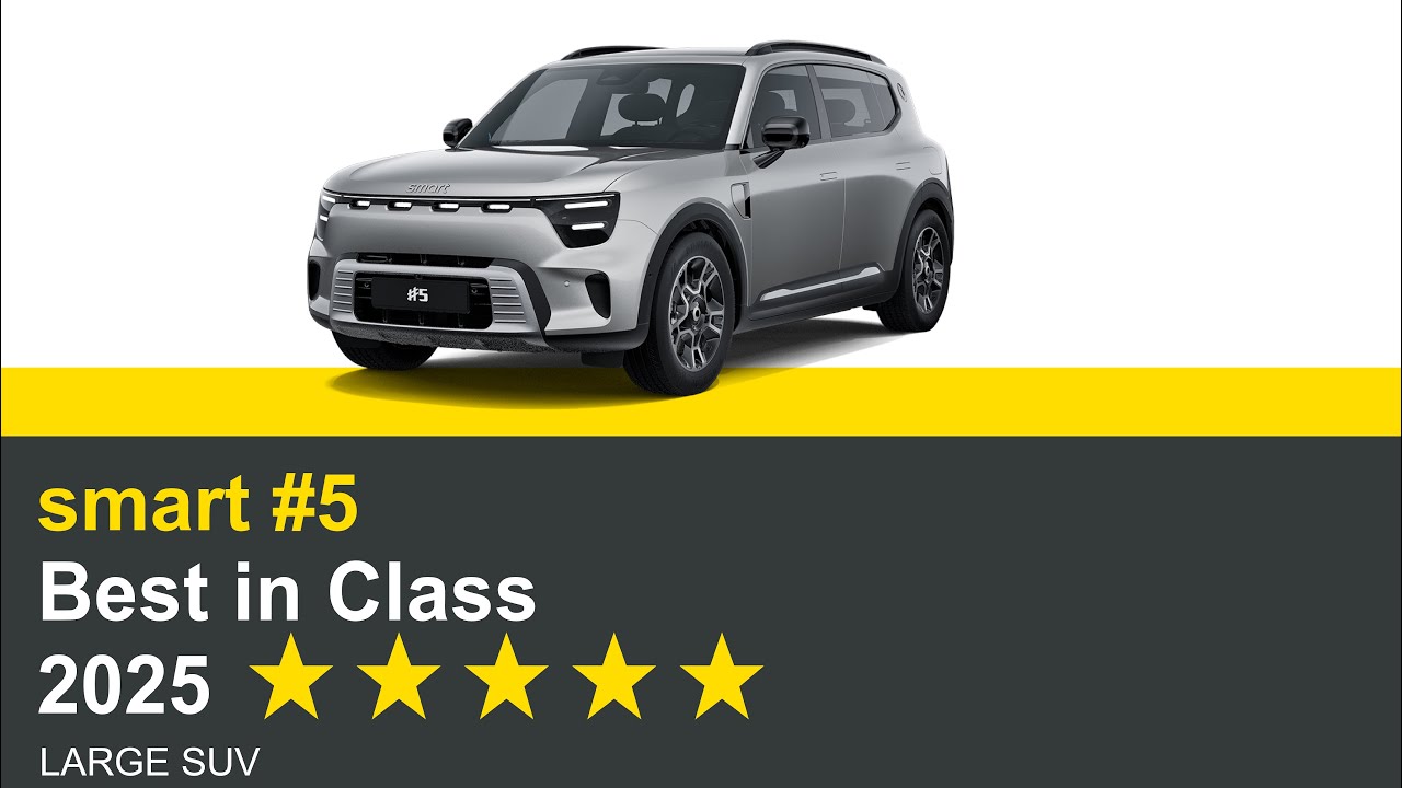 Euro NCAP Crash & Safety Tests of smart #5 2025 - Best in Class 2025 - Large SUV