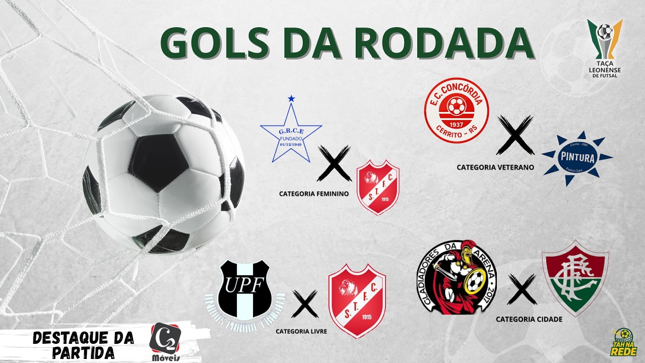 TAÇA LEONENSE MATHEOS FARIAS DE FUTSAL - 2ª RODADA DOMINGO DIA 08/02