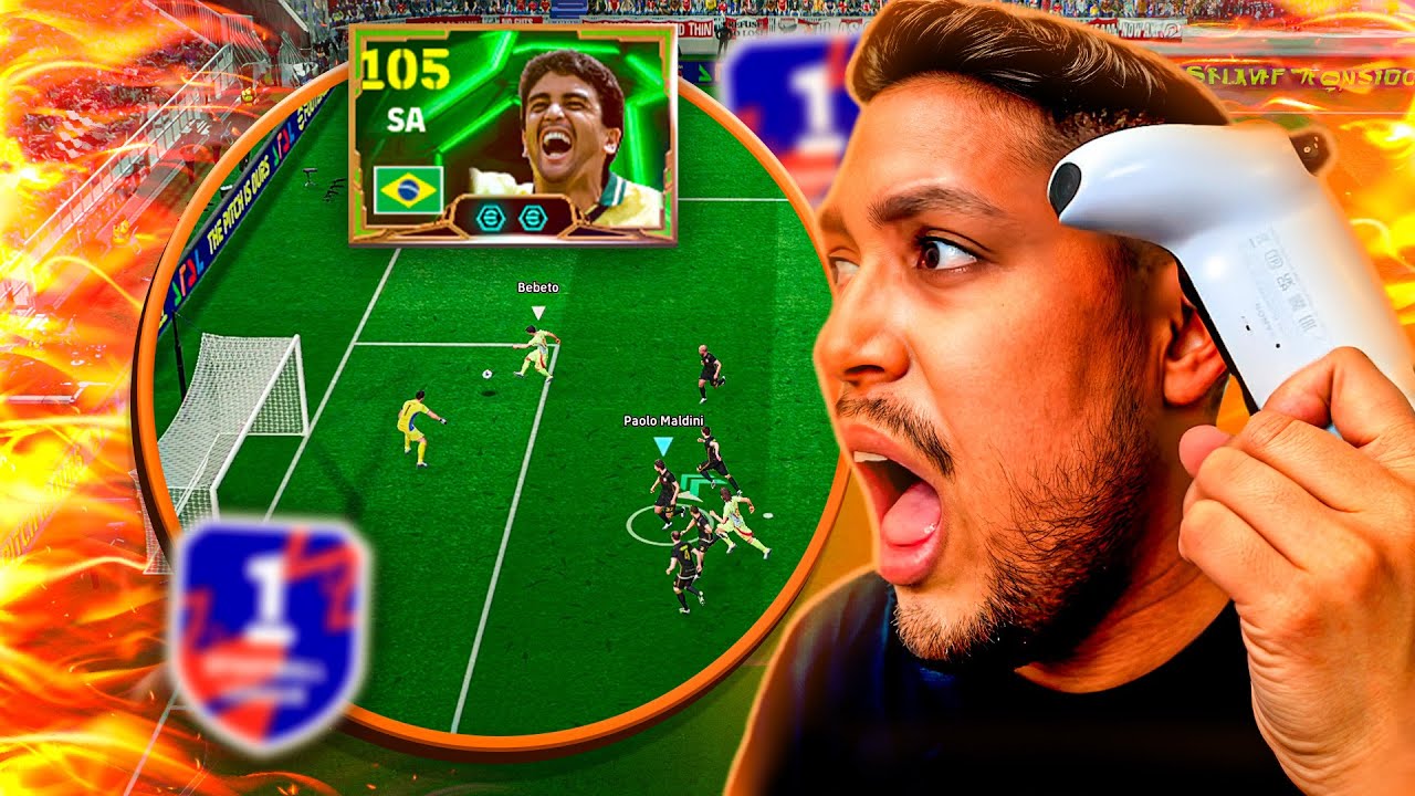 O CARA ME HUMILHOU NA PRIMEIRA DIVISÃO COM BEBETO TUNADO FAZENDO DE TUDO NA PARTIDA !!! - EFOOTBALL