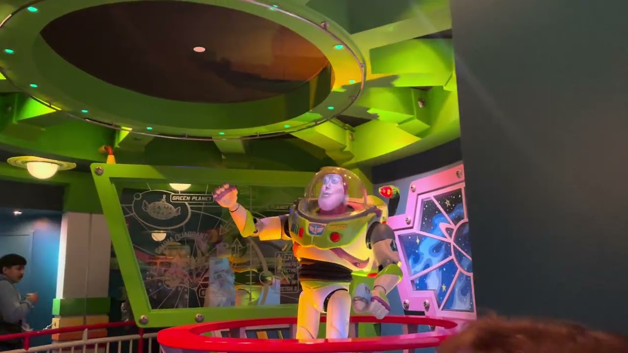 Buzz Lightyear on Astro Blasters 