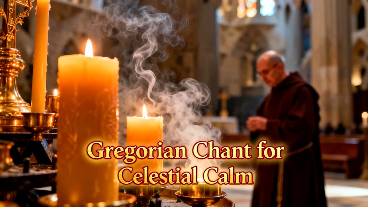 Gregorian Chant for Healing Sleep and Divine Reflection | Benedictine Ambience and Sacred Grace