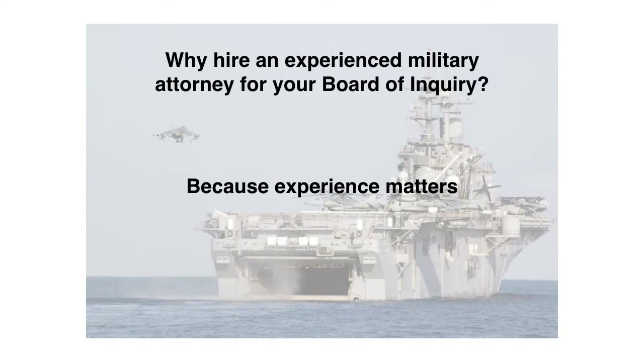 What is a Board of Inquiry