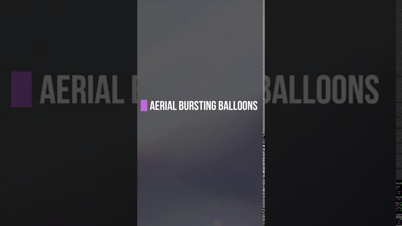 Aerial Bursting Balloons
