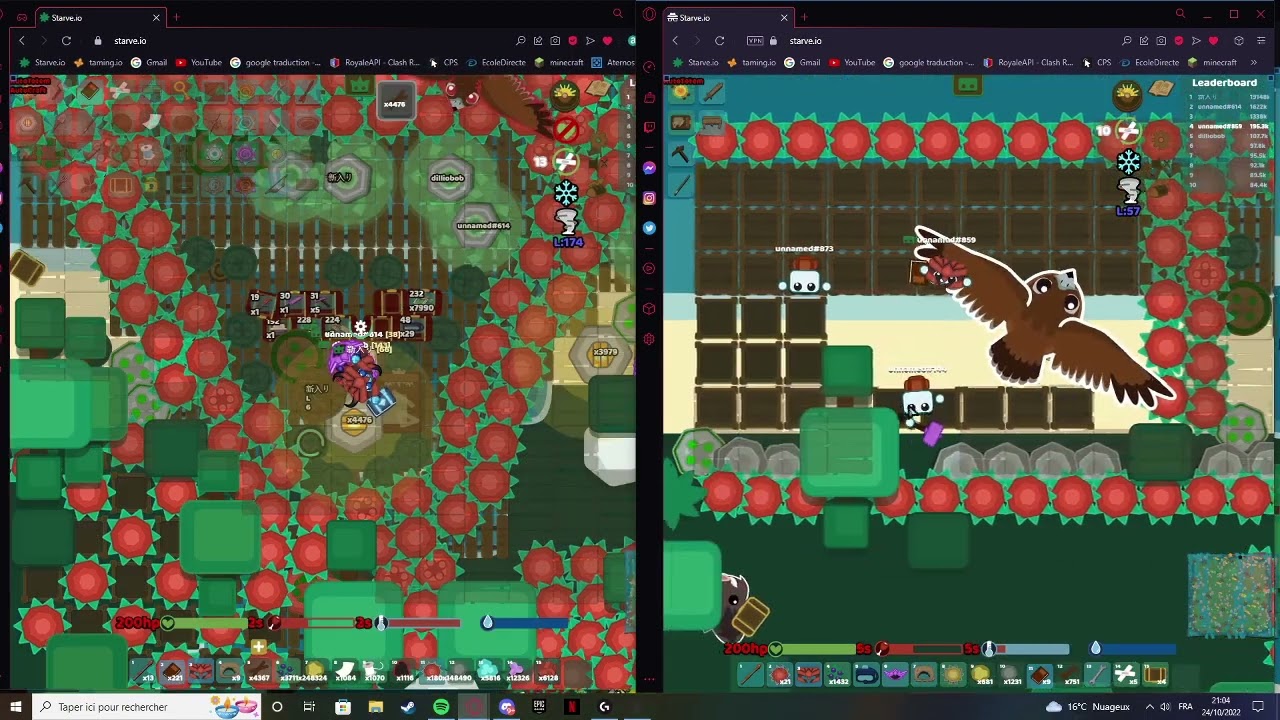 Starve.io Kill Compilation/30kk hs