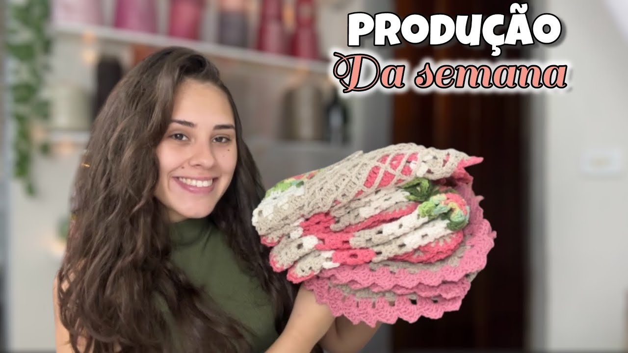 ✨ MINHA PRODUÇÃO DA SEMANA COM O CROCHÊ 