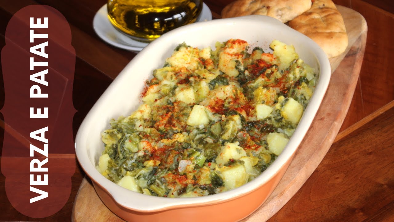 VERZA E PATATE IN PADELLA | BIOLOGICO | RICETTA FACILE E VELOCE