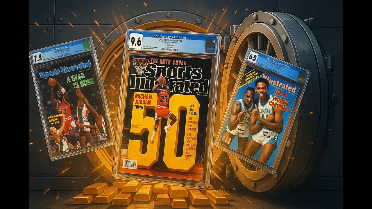 All 50 Michael Jordan Sports Illustrated Covers - Graded in Newsstand
