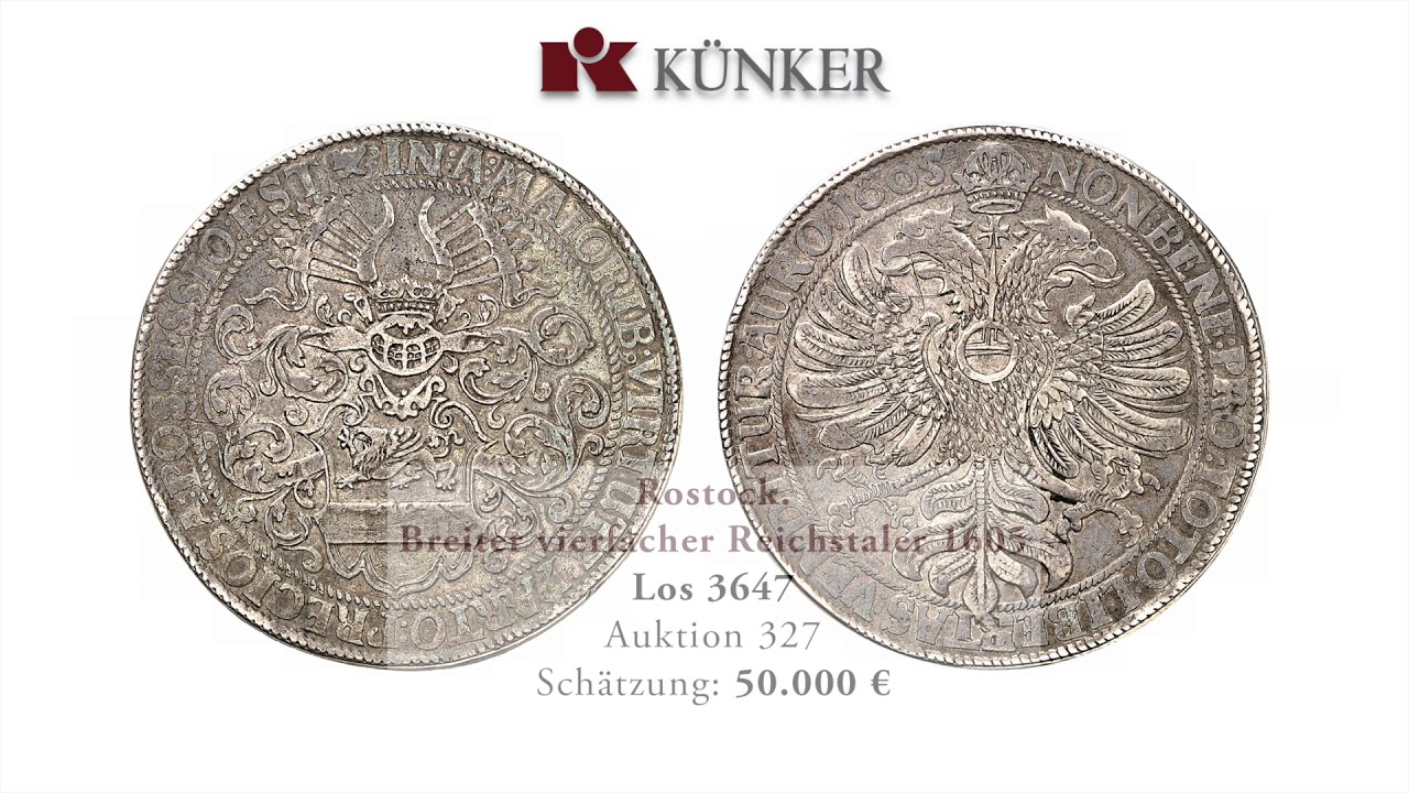 Künker Auction 327: Coins and Medals from Medieval and Modern Times