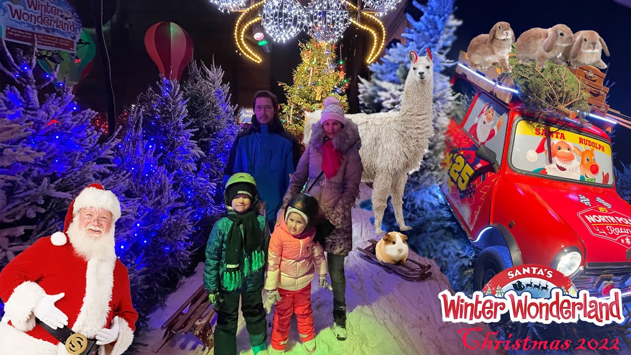 Santa's Winter Wonderland ❄️Real Snow, Santa Show, Santa's Animals! Family Fun at SnowDome UK