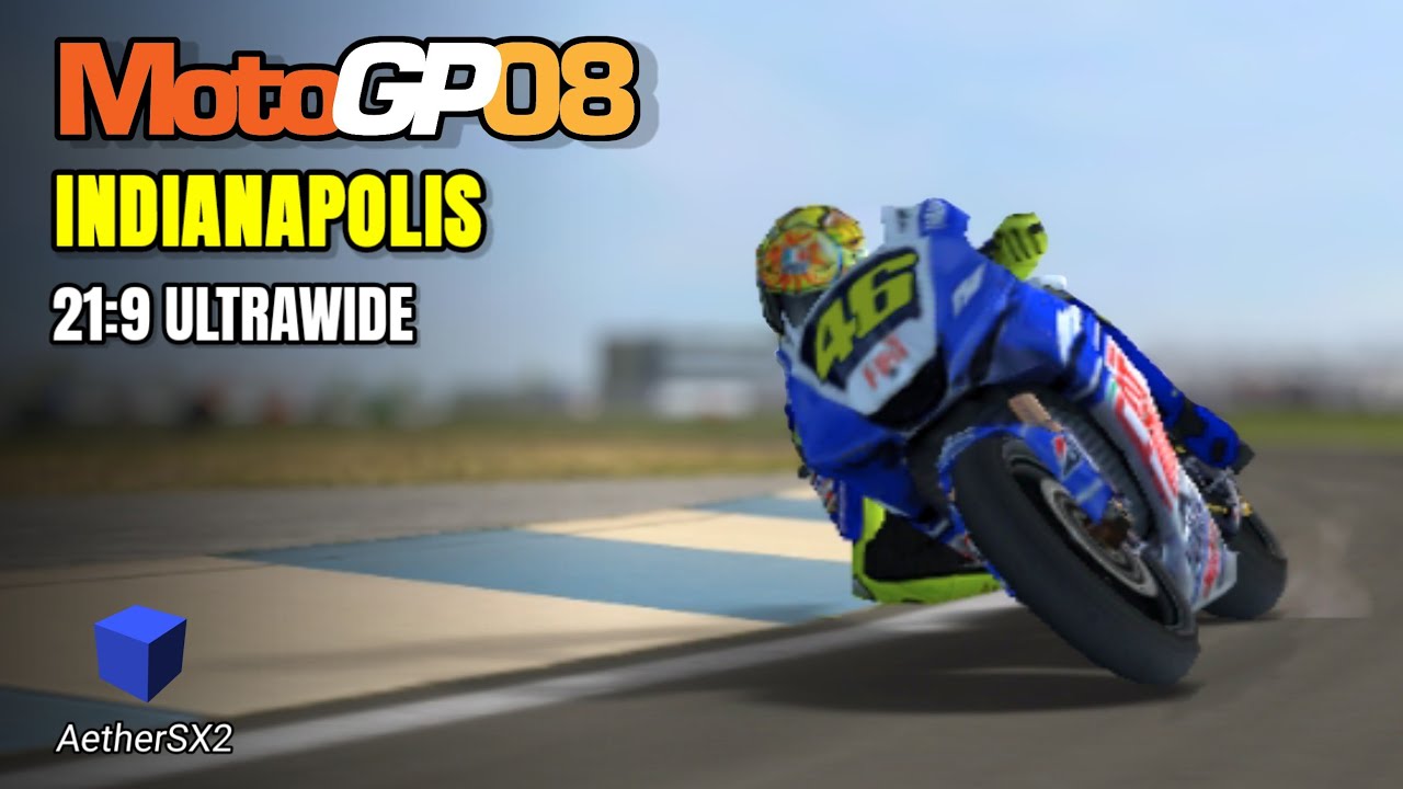 MotoGP 08 Indianapolis – Ultrawide 21:9 Gameplay | PS2 Emulator Android 