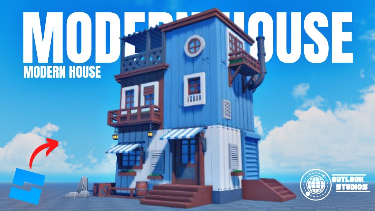 Roblox Studio │ SPEED BUILD │ Traditional Modern house