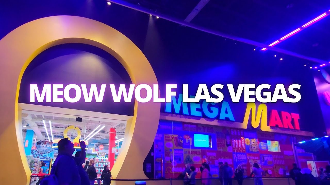 Exploring Meow Wolf in Las Vegas, Nevada USA Walking Tour #meowwolf #omegamart #area15 #lasvegas