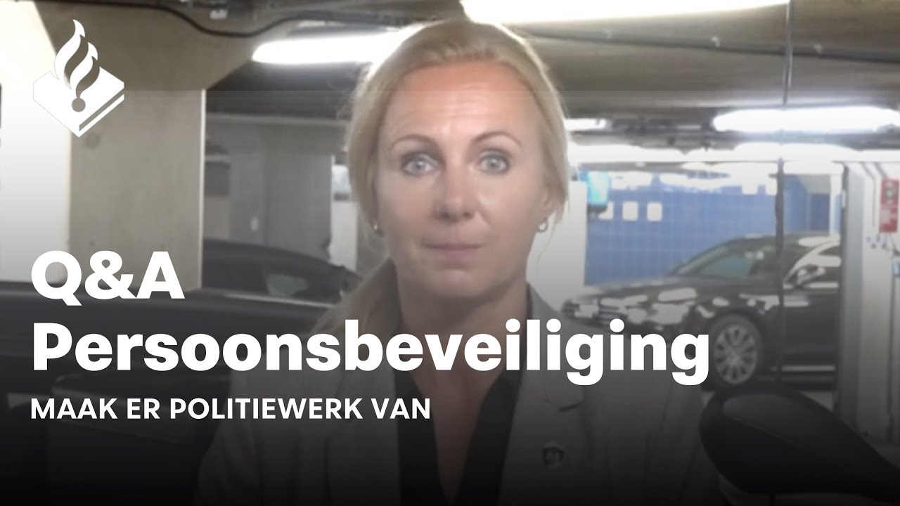 Q&A-video persoonsbeveiliging bij de politie #DKDB