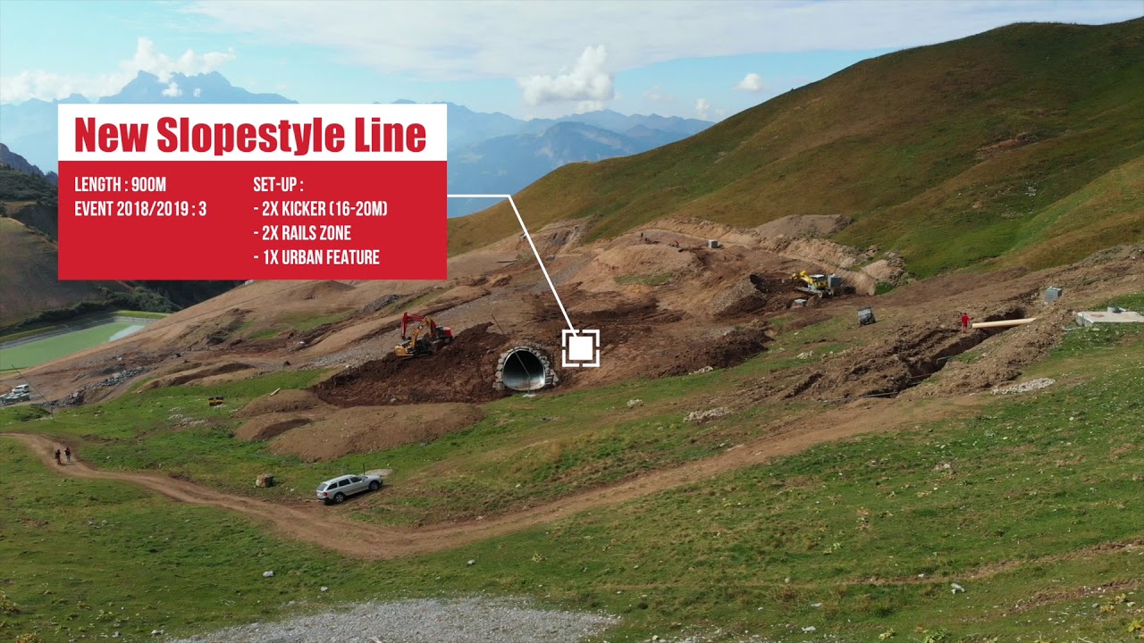 Snowpark de Leysin - Travaux été 2018
