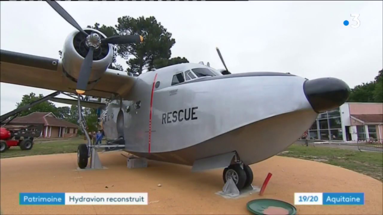 Biscarrosse : restauration d'un hydravion Grumman Albatross