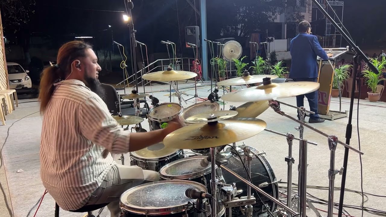 Rajavin Pillai  SONG BY PREMJI EBENEZER / LIVE / DRUMCAM / In-Ear mix