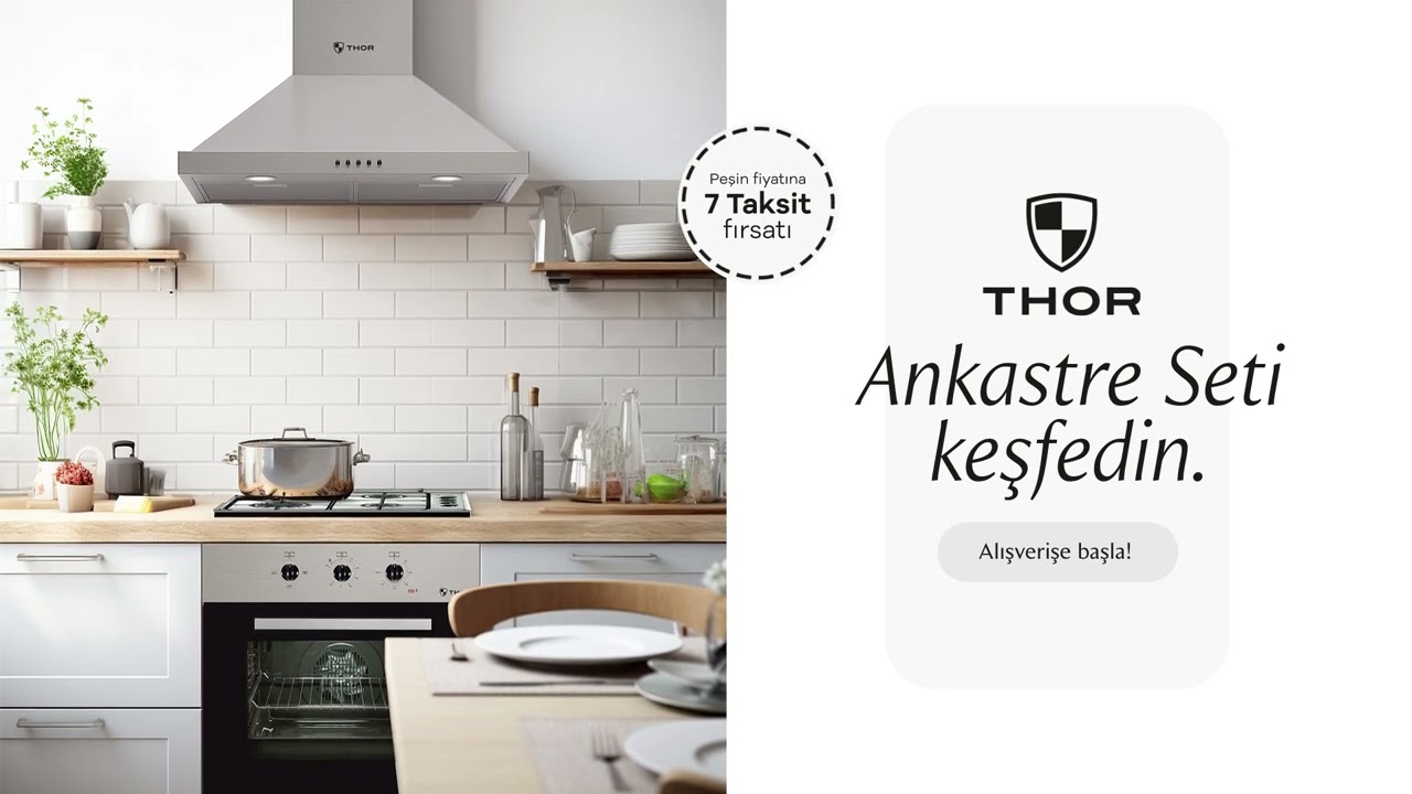 Her eve, her b&uuml;t&ccedil;eye uygun Thor Ankastre Set şimdi Jebinde.com&rsquo;da!