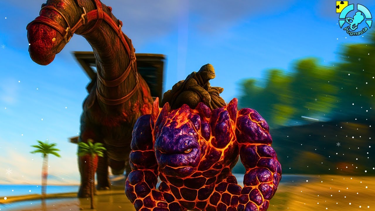 DOMAMOS UM X-ROCK ELEMENTAL E UM  ZOMBIE TITANOSAUR Ep.34:Ark Pugnacia