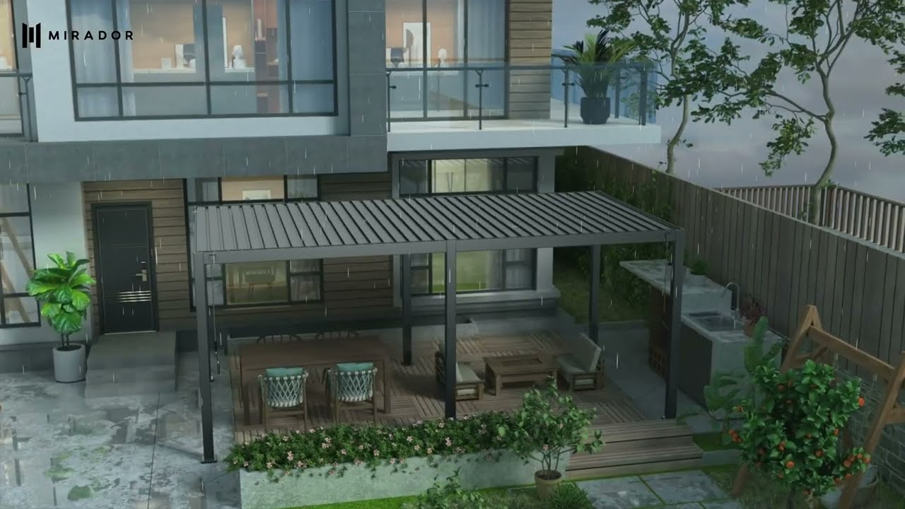 MIRADOR 10x20ft 6 Pillars Louvered Pergola 10x20ft Step by Step Assembly Tutorial
