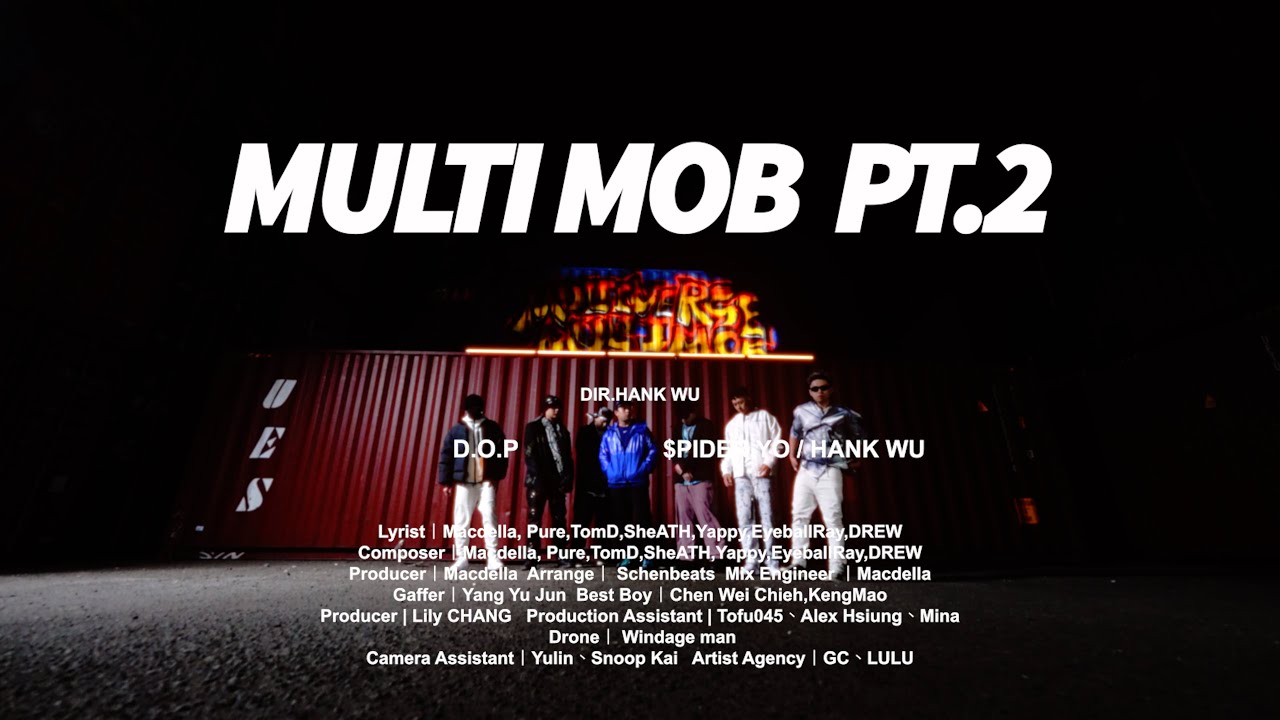 Multiverse 2023 Cypher &ldquo; Multi Mob Pt.2 &ldquo; Ft. Macdella, PURE, TomD, SheATH, Yappy, EyeballRay, DREW