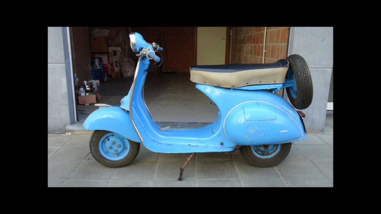Restauration d'une vespa 125 acma année 1956