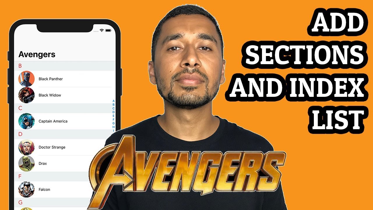 Swift 4: How to add sections and an index list to a simple table app?