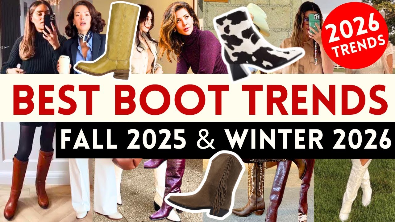 🔴The BIGGEST BOOT TRENDS You'll See Everywhere This Fall 2025!