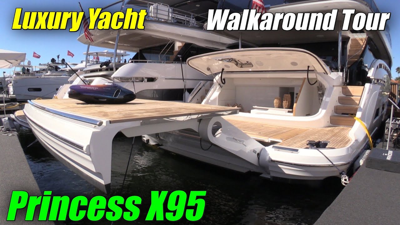 British Luxury ! 2023 Princess X95 Motor yacht