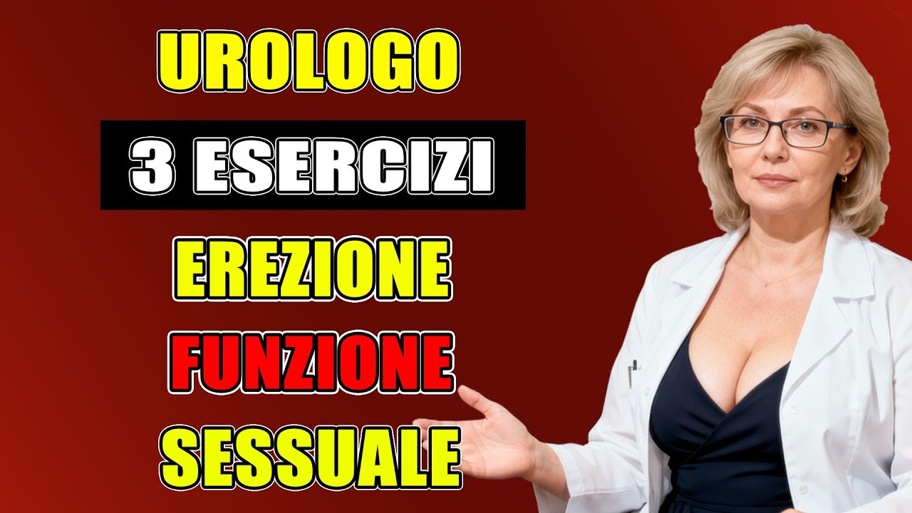 L’UROLOGO SPIEGA: 3 ESERCIZI per MIGLIORARE EREZIONE e FUNZIONE SESSUALE