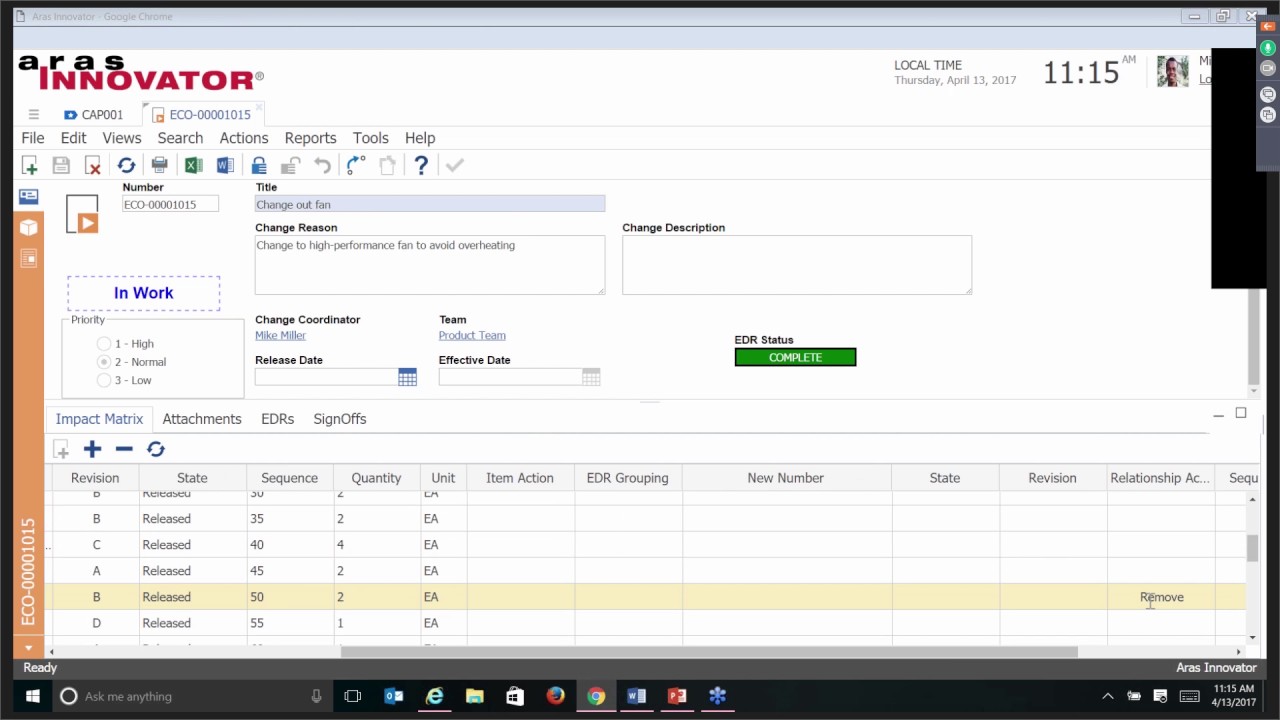 Quality Management System (QMS) - Aras Innovator Demo Series