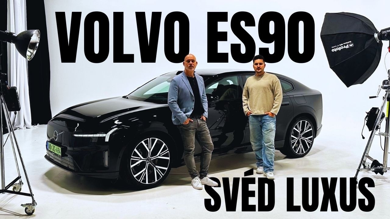 SVÉD LUXUS: EZ A VOLVO ES90!