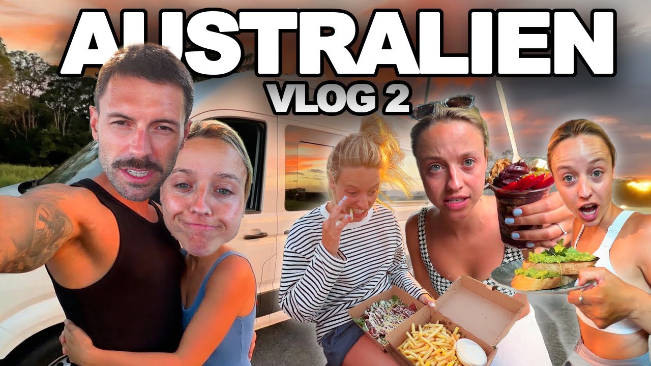 Australien VLOG 2, wir haben das erste Mal im Camper geschlafen 